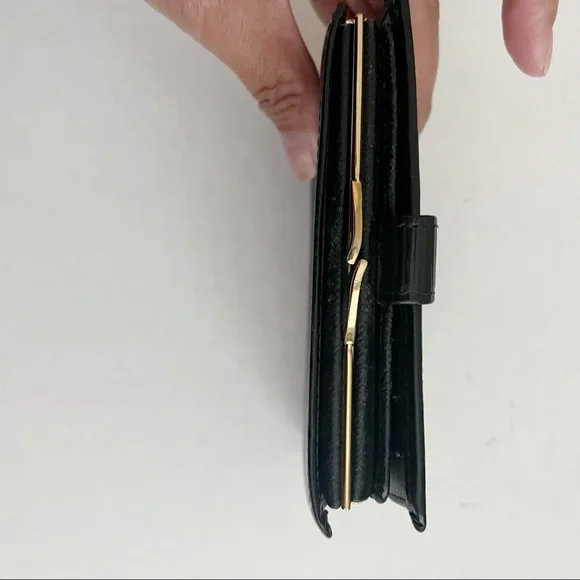 Authentic LOUIS VUITTON Black Epi French Purse Wallet Leather - Picture 4 of 13